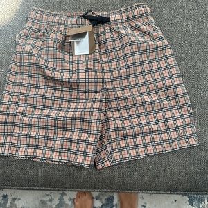 Boys Burberry swim trunks